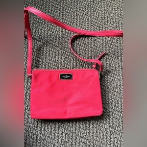 Kate spade pomegranate nylon crossbody purse